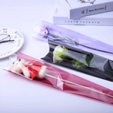 Матовая упаковка на день Святого Валентина, сумка, цветочный магазин, полупрозрачная растушевка