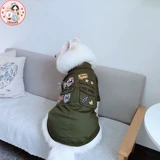 Середина собака Золотая мама Само Хаски собака осенью и зима одета как прохладные теплые работники, экспортировали одежду тяжелую работу ограничено!