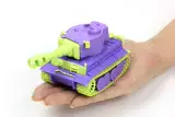 Spot new Time Small Tank Big Combat Q Версия Цветной Танк Модель Сборка игрушки KV Assault Tiger M4