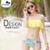 Divana Hàn Quốc áo tắm nữ hoa bikini hai mảnh áo tắm chia ngực áo tắm nữ - Bikinis Bikinis