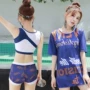Áo tắm nữ thể thao ba mảnh bảo thủ 2019 mới che bụng học sinh đã gầy mùa xuân Hàn Quốc - Bộ đồ bơi hai mảnh bikini 2 mảnh nữ