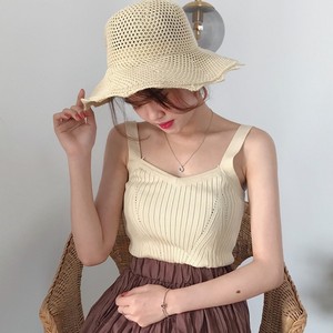 Mùa hè mới của Hàn Quốc phiên bản của chic slim slimming áo sơ mi nữ solid color hoang dã áo thun dây đeo ngắn vest đồ công sở nữ