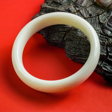 Украшения на руку 陕西西安蓝田玉手镯09矿玉料蓝田玉文化博物馆出品天然真玉正品