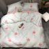 Silky naked ngủ siêu mềm 60 hai mặt Tencel flamingo giường bốn bộ mịn băng lụa sheets giường mẫu Bộ đồ giường bốn mảnh