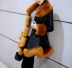 Kích thước lớn của phụ nữ 6XL giả con cáo lông lớn cổ áo lông thú dày của phụ nữ da phần dài slim fur coat chống mùa áo lông nữ Faux Fur