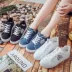 Giày vải nữ mùa hè mỏng đế dày 2018 Dadong với phiên bản Hàn Quốc dạo phố chụp đôi giày trắng xấu xí dễ thương Giày gió thời trang Hồng Kông