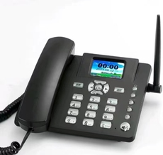 Проводной и DECT-телефон 移动联通电信4g固定电话无线话机双卡双待volte高清通话语音报号 Blueendless