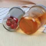 Стеклянная бутылка для хранения медового хранения соуса