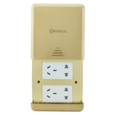 Шэньчжэнь Пингцзяо с подключением нижней коробки -в пола, пять -отверстие чистого медного золота, водонепроницаемое без демпфирования с скрытой десятью.