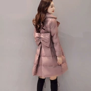 Chống mùa giải phóng mặt bằng mùa xuân và mùa thu bông quần áo nữ Hàn Quốc phiên bản của mỏng giảm béo dài khí cung áo bông mùa thu và áo khoác mùa đông