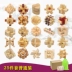 25 cái 72 cái bộ kết hợp Kong Ming khóa Lỗ Ban khóa bốn trí thông minh cổ điển đồ chơi gỗ rắn Đồ chơi IQ