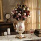 V -стиль ваза с 6 -разгоночными цветами