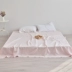 Mùa hè Pháp linen giường đơn giản linen sheets ba mảnh 1.5 m sheets một mảnh sinh viên mưa sương gai 2 m bộ ga trải giường everon Khăn trải giường