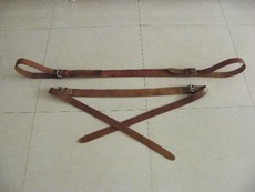 седло 军鞍绝版全皮大肚带 一体式 军鞍肚带 超值！