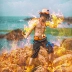 One Piece Fire Fist Ace quần short cosplay trang phục anime cos trang phục biểu diễn trang phục sân khấu còn hàng miễn phí vận chuyển Cosplay one piece