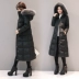 Chống mùa giải phóng mặt bằng điều trị 2018 mùa đông phong cách mới phần dài dài đầu gối Hàn Quốc phiên bản của xuống áo khoác nữ dày áo triều