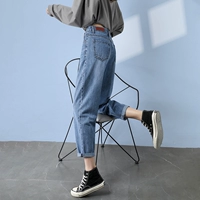 Джинсы, весенние приталенные штаны, коллекция 2021, в корейском стиле