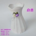 Bình hoa bằng nhựa cao cấp Chất liệu hoa lụa Hoa nhân tạo chất lượng cao với bình hoa Mai khóa thắt lưng cao - Vase / Bồn hoa & Kệ Vase / Bồn hoa & Kệ