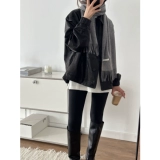 Innerpure | Full Egnant Tannant Cotton Sheep Leather Retro Модная силуэтная кожаная куртка 2252