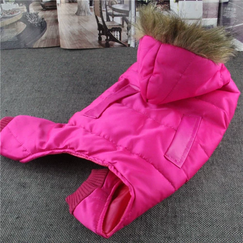 Одежда для домашних животных Утолщенное хлопковое пальто осень и зимняя одежда Bichin Chihuahua Puppy Dog Одежда