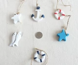 Средиземноморская стиль маленькая подвесная рыбацкая сетка с струйной гостиной фоновая стена стена стена декоративный декоративный кольцо