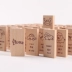 Bằng gỗ bạch đàn biết chữ số động vật 120 viên nang kiến ​​thức công nhận domino building blocks giáo dục cho trẻ em đồ chơi đồ chơi trung thu cho bé Khối xây dựng