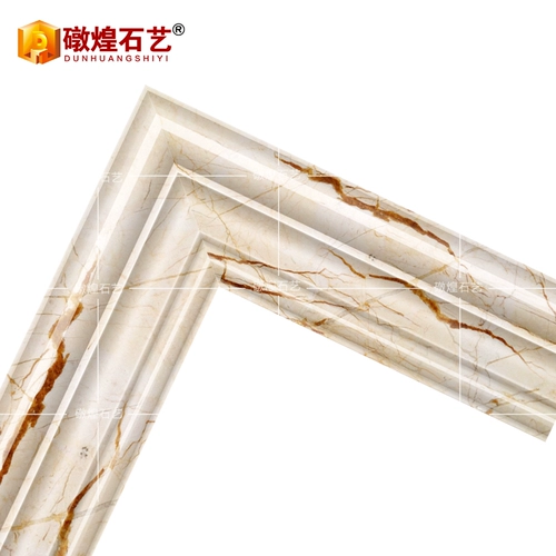 Sofitt Gold Marble Line Фоновая стена рамка окна дверная рама камень каменная линия камень каменная крытая рама настройка настройка