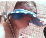 Детская водонепроницаемая шапочка для мытья головы, регулируемое средство детской гигиены, шампунь, шапочка для волос, шапочка для душа, защита ушей