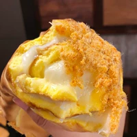Нанкин Цяньли Хрустящий салат из мороженого Тигровая кожа Ананас Ананасовый детский салат Рулет Выпечка Нанкинская еда
