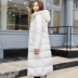 Chống mùa xuống bông độn phụ nữ 2018 mùa đông áo mới trong phần dài trên đầu gối sinh viên Hàn Quốc loose độn coat Bông