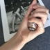 Venusfree handmade tùy chỉnh 925 sterling bạc twist ring ngón tay đeo nhẫn đuôi điều chỉnh vòng nhẫn cưới vàng 18k Nhẫn