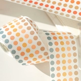 Morandi Free Cut Dots | Круглые этикетки и бумажная лента | Принесение бумажных рук материал аккаунта