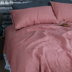 Pháp Normandy nguyên liệu nhập khẩu enzyme rửa tinh khiết lanh ánh sáng sang trọng giường đơn duy nhất thoáng khí kháng khuẩn mềm mat Khăn trải giường