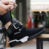Của nam giới giày thủy triều giày triều thương hiệu giày cao giày ván trượt thể thao bóng rổ Gaobang hip-hop hip-hop Hàn Quốc phiên bản của xu hướng trắng giày thể thao nam sneaker Giay cao