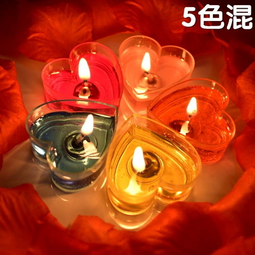 Сердце в форме желе с свечами без свеча романтическое предложение о любви на день рождения исповеди при свечах подарка