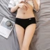Trà nhỏ Nhật Bản ngày cô gái sinh viên hàng ngày tóm tắt mềm chất béo nữ eo thấp màu rắn chất liệu cotton eo đồ lót