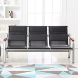 Столовый диван офисного дивана простые мелкие аренды домов, гостевой диван -диван Iron Art, три человека получают стулья