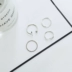 Hàn Quốc bốn mảnh phù hợp với vòng khí hipster đồ trang sức đồ trang sức bạc doanh đuôi vòng vòng trang trí nữ nhẫn vàng 18k Nhẫn