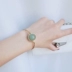 Nhật bản và Hàn Quốc handmade bracelet pha lê đá tay cá tính hoang dã vòng đeo tay nữ retro thời trang tối giản bracelet trang sức Vòng đeo tay Cuff