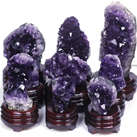 Специальное предложение Uruguay Natural Amethyst Cluster Decorative Amethyst Hole Agate Polycanhuma грубая грубая цемент без цемента