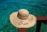 Lafite Grass Hat Женщина в летнем солнечном солнце, великие шляпы гранд -шляпы, карта женщины