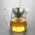 Kung fu trà lễ không với dày thép không gỉ trà phễu tách trà lọc trà tia laser đục bộ lọc trà bộ ấm chén uống trà Trà sứ
