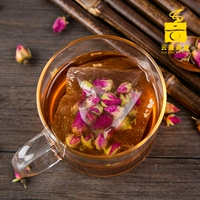 100 7 × 9см кукурузное волокно треугольник чайный пакет горячий герметичный пакет для чая с одной стороны пакет с фильтром китайский мешок медицины