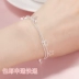 Sterling bạc vòng đeo tay nữ Hàn Quốc phiên bản của cá tính đơn giản tươi chuyển hạt bạc chuông sen bộ phận của bạn gái sinh viên chị chuỗi cặp Vòng đeo tay Clasp