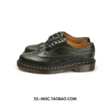 Martens, японские низкие кожаные туфли подходит для мужчин и женщин для отдыха для кожаной обуви, воловья кожа