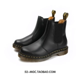 Martens, Tide, высокие челси подходит для мужчин и женщин в английском стиле, японские короткие сапоги, в стиле панк