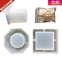 Gói vật liệu epoxy pha lê bốn mảnh Khuôn Ashtray Ashtray Handmade bộ gạt tàn tự chế khuôn làm kem