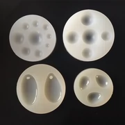 Creative DIY Cake Mold Hướng dẫn sử dụng Water Drop Hình bán nguyệt Epoxy Trong suốt Fondant Silicone Khuôn