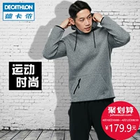 Decathlon Áo thun thể thao nam thoải mái thoải mái Cotton trùm đầu áo len ấm áp mùa xuân mới GYPMW áo hoodie gucci