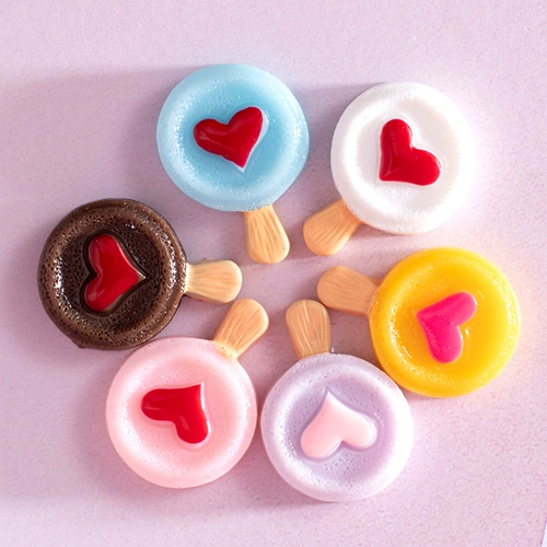 Симуляция Love Lollipop милая девушка в инс крем для ветряного крема для пластикового мобильного телефона Diy Materials